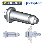 Lindapter Galvanised Hollo Bolts