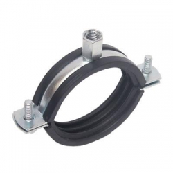 Channel Support System Rubber Lined Pipe Clamps, Unistrut Compatible