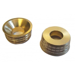 Turned Brass Screw Cups