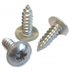 Stainless Steel Flange Pozi AB Self Tapping Screws A2 BS4174