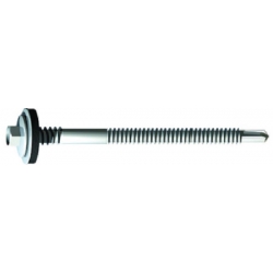 Timco Hex Composite Panel Self Drill Screw Light 5mm steel, with washer