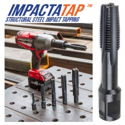 ImpactaTap Steel Threading Tap With 3/4" Weldon Shank