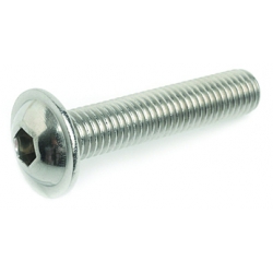 Stainless Steel Flange Button Socket Screw A2 (304), ISO 7380-2