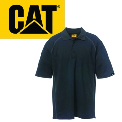 Caterpillar (CAT) Advanced Performance Polo Shirts, Black 1620520