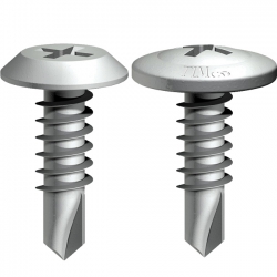 Timco Low Profile Self Drill Screws, Ruspert Finish