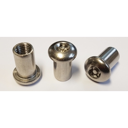 Button Head 6 Lobe Pin Barrel Nuts Stainless Steel