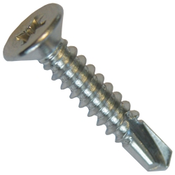 Stainless Steel Countersunk Pozi Self Drilling Screws. A2 DIN7504OZ