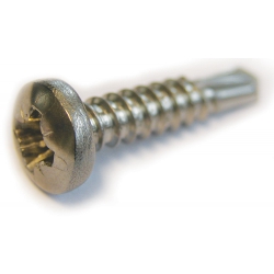 Stainless Steel Pan Pozi Self Drilling Screws. A2 DIN7504OMZ