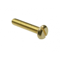 Brass Pan Slotted Machine Screws DIN 85