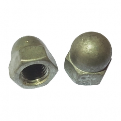 Dome Nuts, Mild Steel Galvanised, DIN 1587