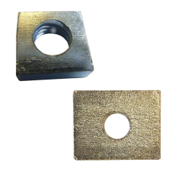 Square & Rectangular Steel Nuts Bright Zinc Plated