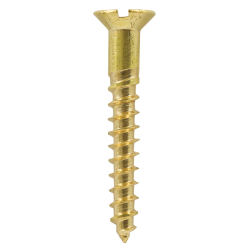 Countersunk Head Slot Brass Wood Screws