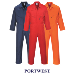 Portwest Safety Zip Front Overalls