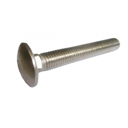 M6 x 65 Stainless Steel Coach Bolt Only, A2 (304) DIN 603 (Nuts not supplied)