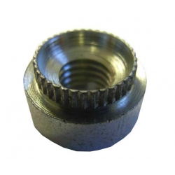 M6 x 18G Round Hank Rivet Bush Bright Zinc Plated