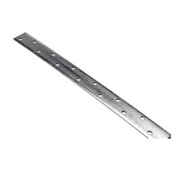 28mm x 4mm x 900mm Straight Galvanised Builders Restraint Strap, 6mm Holes