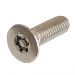 M4 x 30 Countersunk Socket Machine Screw Resistorx Stainless steel (A2 304) TX-20H