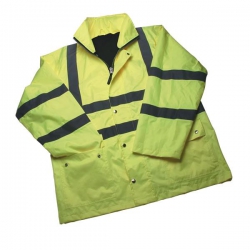 Hi Vis Parka Jacket X-Large EN471 Class 3 Yellow