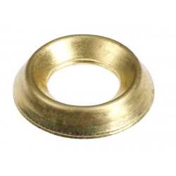 No 12 (5.5) Brass Surface Screw Cup Washer