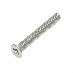 M3 x 20 Machine Screw, Countersunk Pozi No.1 Stainless Steel A2 (304)