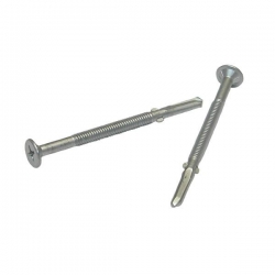 Timco 5.5 x 65mm Countersunk Self Drill Screws, Timber To Metal 3.0-12.0mm, Bright Zinc Plated, No3. Phillips Drive