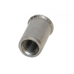 M5 Rivet Nut, Low Profile Countersunk Stainless Steel, Grip range 0.5 - 3.00mm, Hole Size 7mm