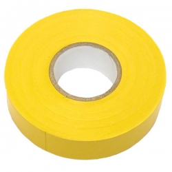 19mm x 20 metre Insulation Tape Yellow PVC