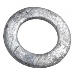 M8 x 17 x 1.6mm Mild Steel Form A Flat Washers Galvanised, DIN 125