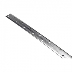 Light 900mm Straight Galvanised Builders Restraint Strap, 28mm Wide x 2.5mm Thick, 6mm holes