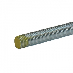 M10 x 3 Metre High Tensile Grade 8.8 Studding (Threaded Rod), Steel Bright Zinc Plated DIN 975