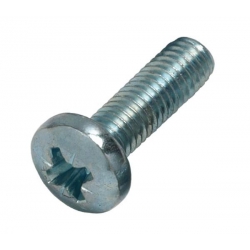 M3 x 30 Pan Pozi Machine Screw Mild Steel Bright Zinc Plated, DIN 7985