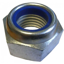 M36 Nyloc Nut Steel Bright Zinc Plated, Grade 8 DIN 985 Type T, Thin