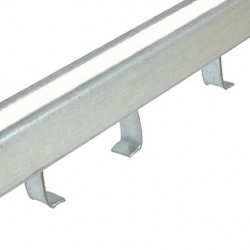 Cast-In Channel x 3 Metre, 41mm x 41mmx 2.5mm, Polysteyrene insert. Mild steel pre-galvanised, Unistrut product P3270