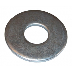 M10 Form G Flat Washer, Heavy Duty Penny Mudguard Repair Timber, Mild Steel Bright Zinc Plated (11x30x2.5mm), DIN 9021