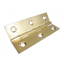 Butt Hinge, solid drawn 4" Brass (Pair)