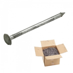 30 x 3.00mm Gauge Extra Large Galvanised Clout Head Nails 25Kg Box