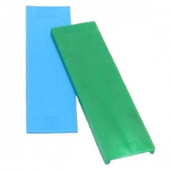 5mm Blue Flat Plastic Packer 28mm x 100mm, Pack of 100