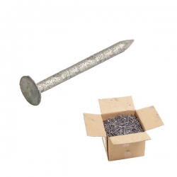 65 x 3.75mm Gauge Galvanised Clout Head Nails 25Kg Box