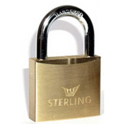 30mm Double Locking Brass Padlock (2 Keys)