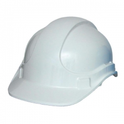 Builders Site Helmet Hard Hat (White) to EN 397:1995