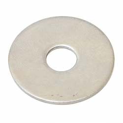 M6 x 25 x 1.5  Penny Mudguard Washer, Stainless Steel A2 (304)