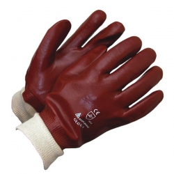 PVC Knit Wrist Glove Size XL (1 pair)