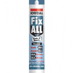 Soudal Fix All High Tack Adhesive Crystal (Fixall) 290ml