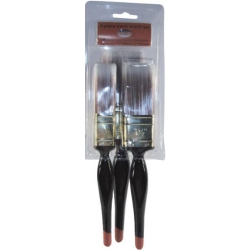 3 Piece Synthetic 1", 1.1/2" & 2" Paint Brushes Set