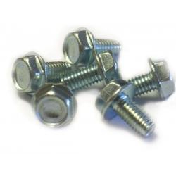 M8 x 40  Hexagon Head Taptite alternative screws, Steel Bright Zinc Plated DIN 7500