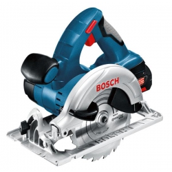 Bosch GKS 18V-LI Cordless Circular Saw 2 x 5.0Ah batteries in an L-Boxx