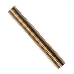 M4 x 1 Metre Long Studding Brass Self Colour (Threaded Rod)