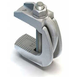 Lindapter M10 Type F9 Flange Clamp with bolt (Clamping Range 19-42mm) Zinc Plated F910