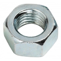 M8 Hexagon Steel Full Nut Grade 10 Bright Zinc Plated DIN 934