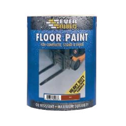 Everbuild Heavy Duty Floorpaint Red, 5 Litre Can (collection / own van delivery only)